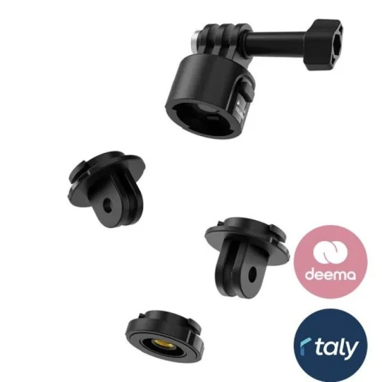 Telesin Quick Release Adapter Kit for action cameras - Black